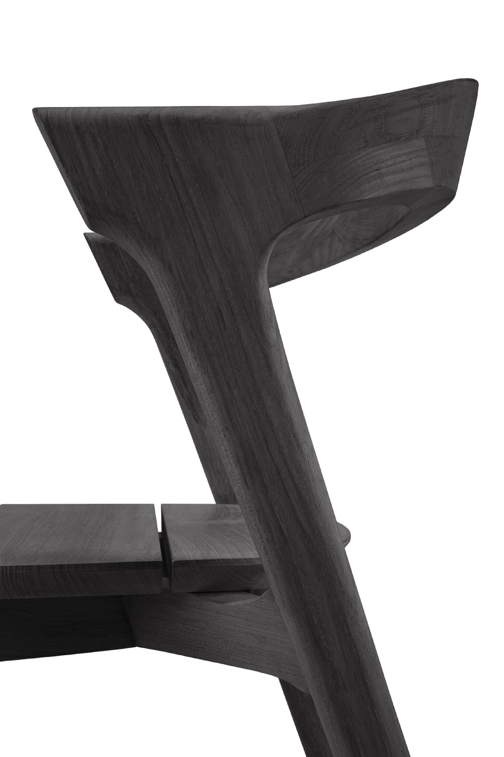   Black Teak Outdoor Dining Chair | Oroa.com