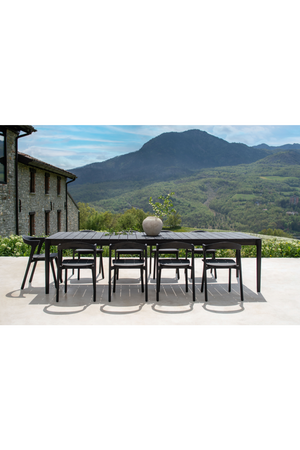   Black Teak Outdoor Dining Chair | Oroa.com