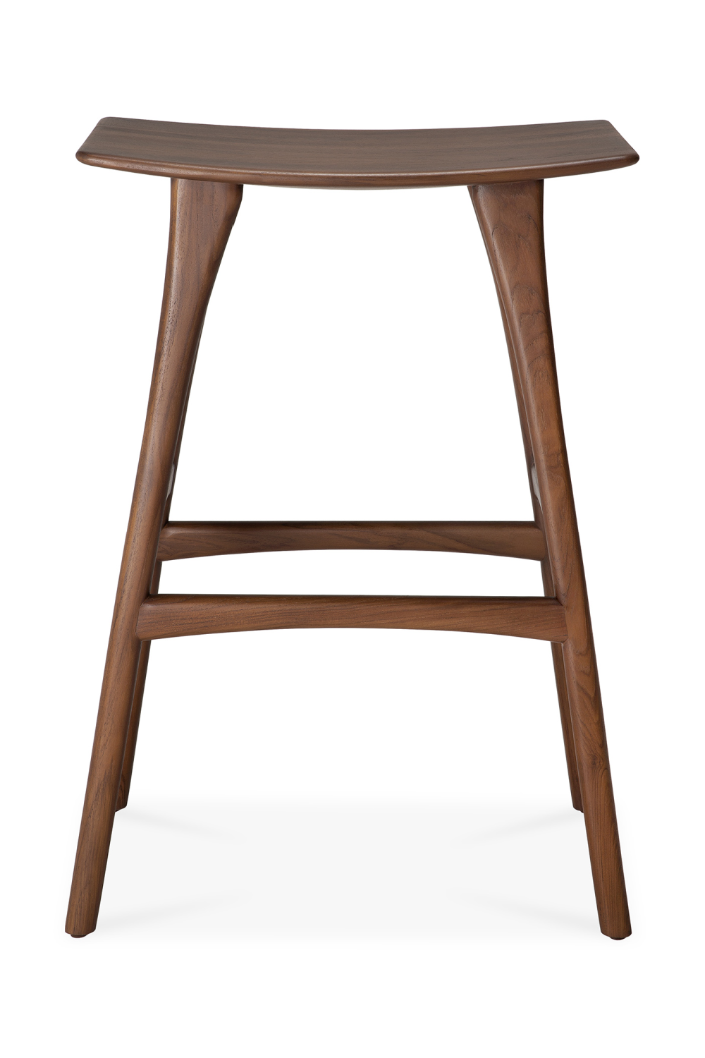   Wooden Backless Barstool | Oroa.com