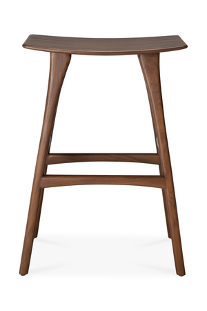   Wooden Backless Barstool | Oroa.com
