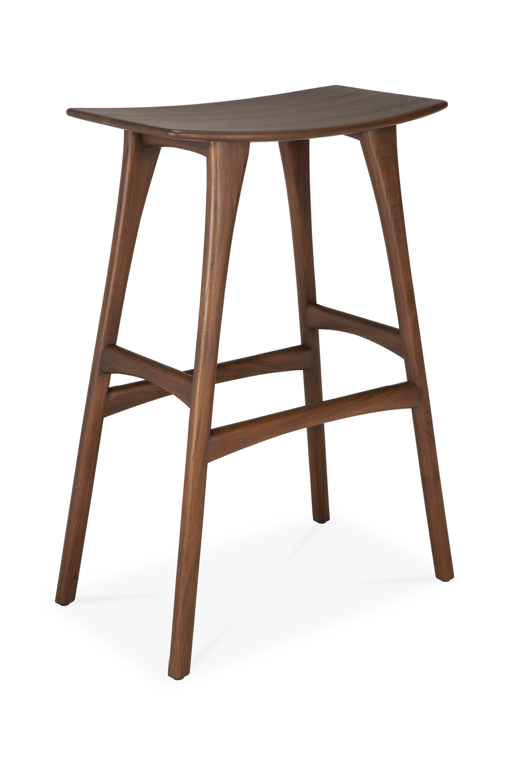   Wooden Backless Barstool | Oroa.com