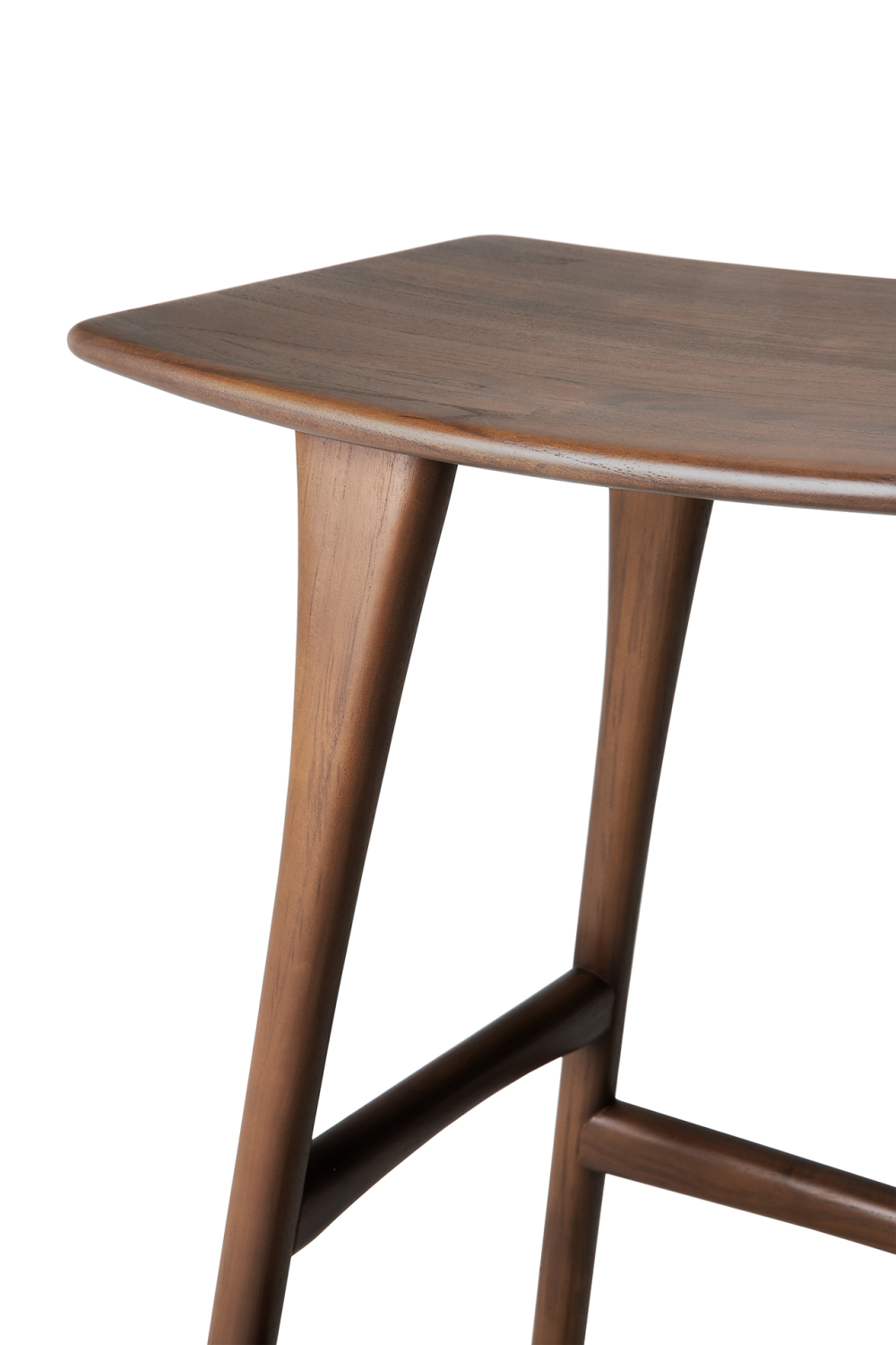   Wooden Backless Barstool | Oroa.com