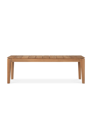   2-Seater Teak Cushioned Outdoor Bench | Oroa.com