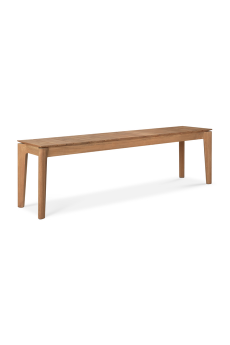   3-Seater Teak Cushioned Outdoor Bench | Oroa.com