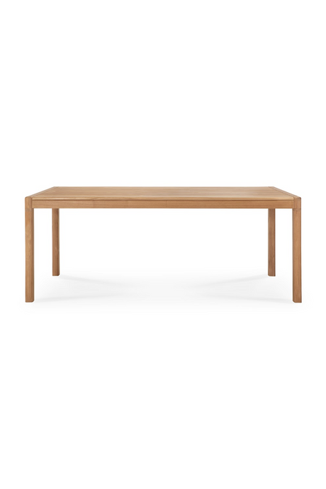   Solid Teak Outdoor Dining Table | Oroa.com
