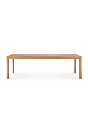   Solid Teak Outdoor Dining Table | Oroa.com