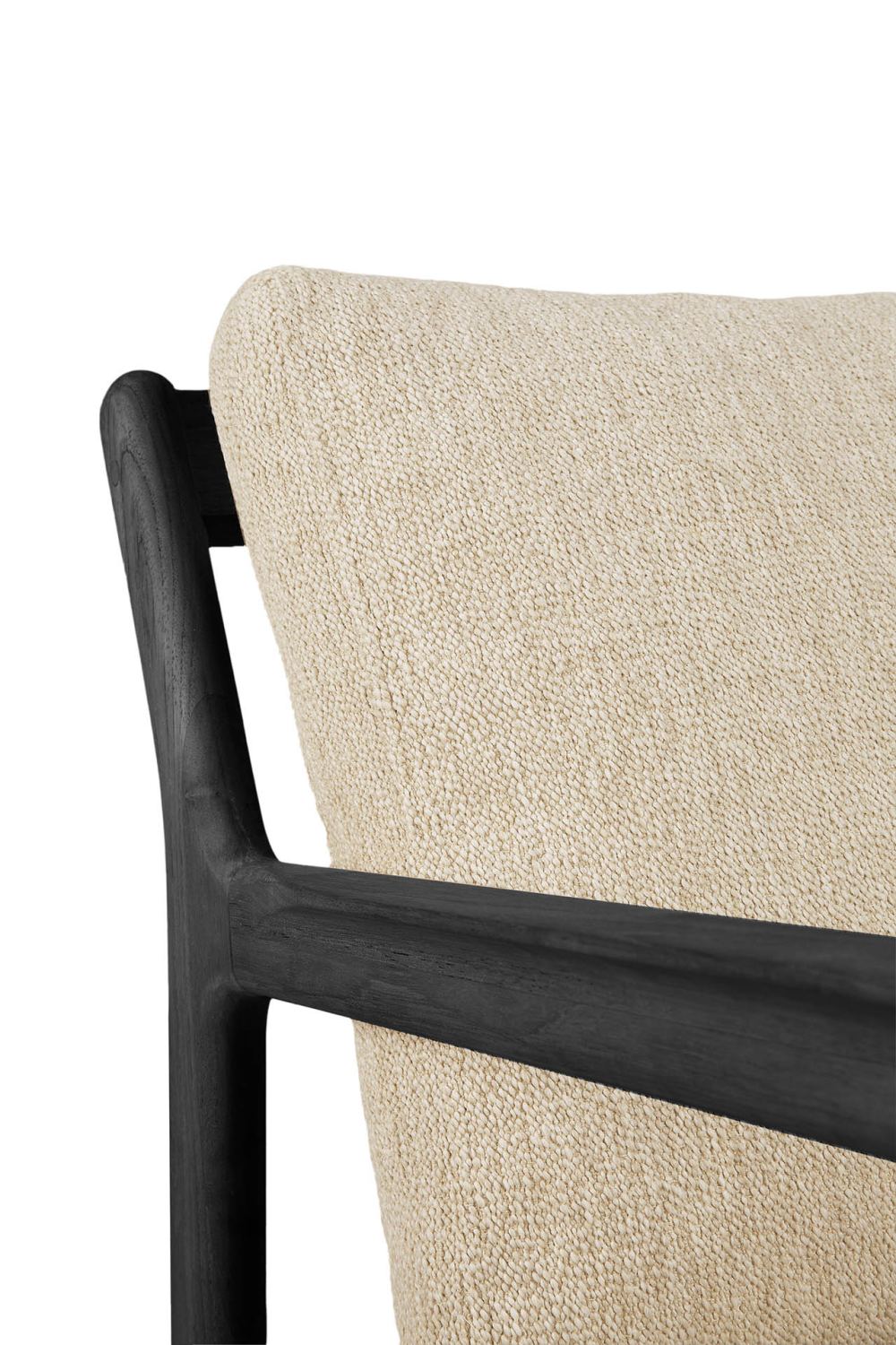   Black Teak Outdoor Lounge Chair | Oroa.com