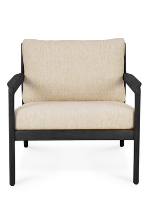  Black Teak Outdoor Lounge Chair | Oroa.com