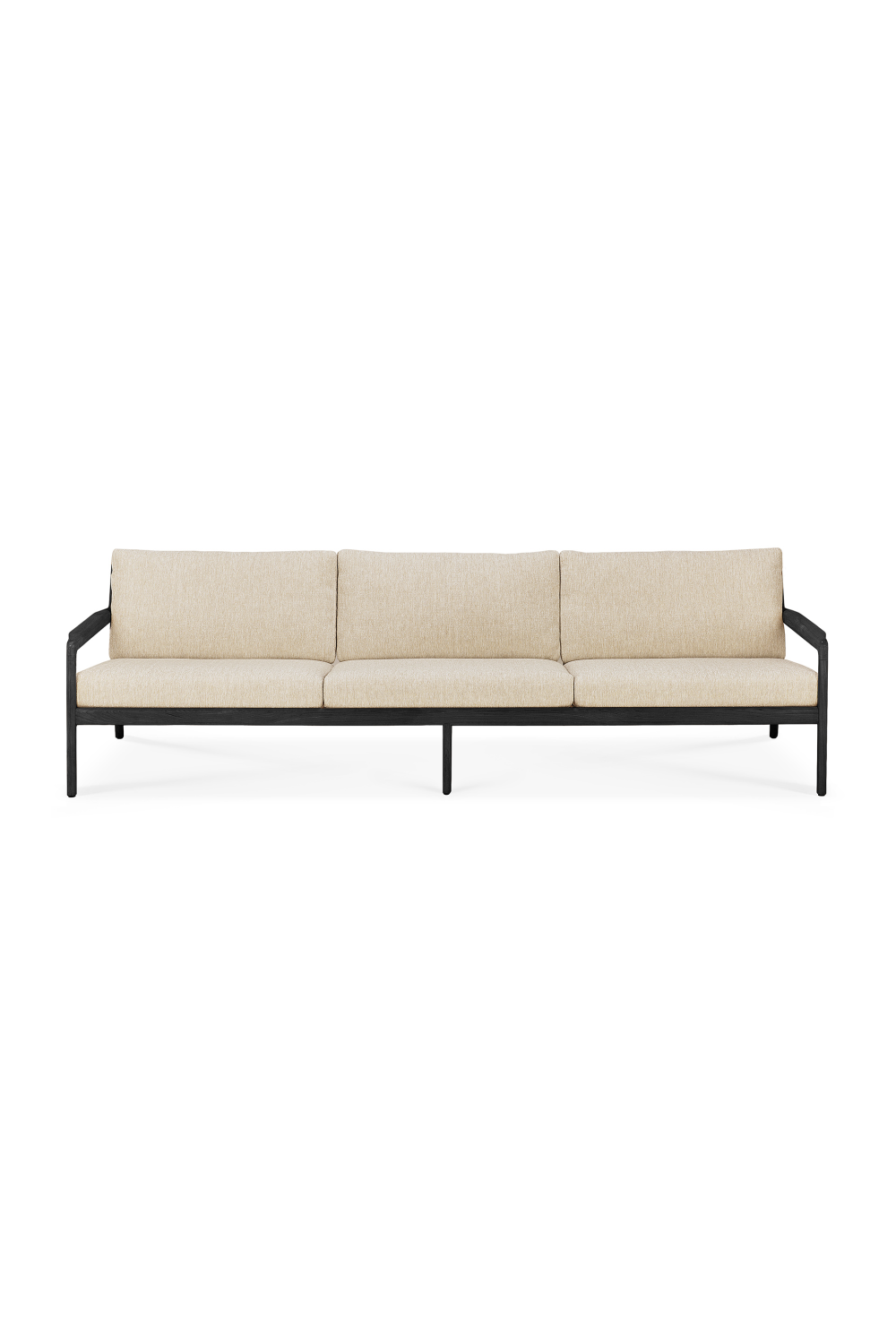   Black Teak 3+ Seater Outdoor Sofa | Oroa.com