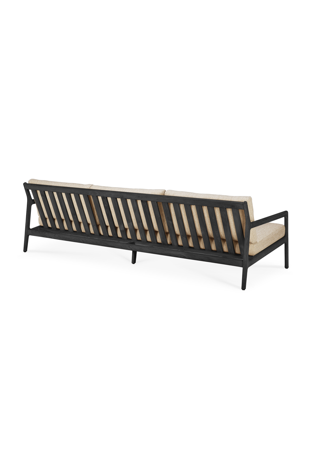   Black Teak 3+ Seater Outdoor Sofa | Oroa.com