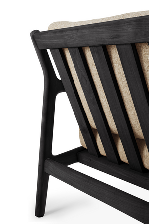   Black Teak 3+ Seater Outdoor Sofa | Oroa.com