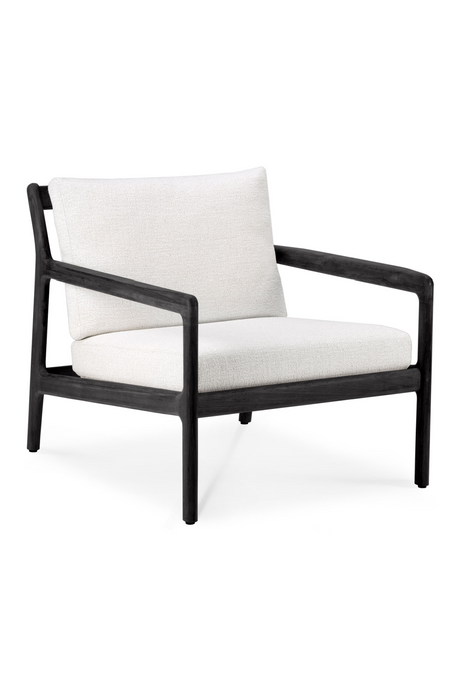   Black Teak Outdoor Lounge Chair | Oroa.com