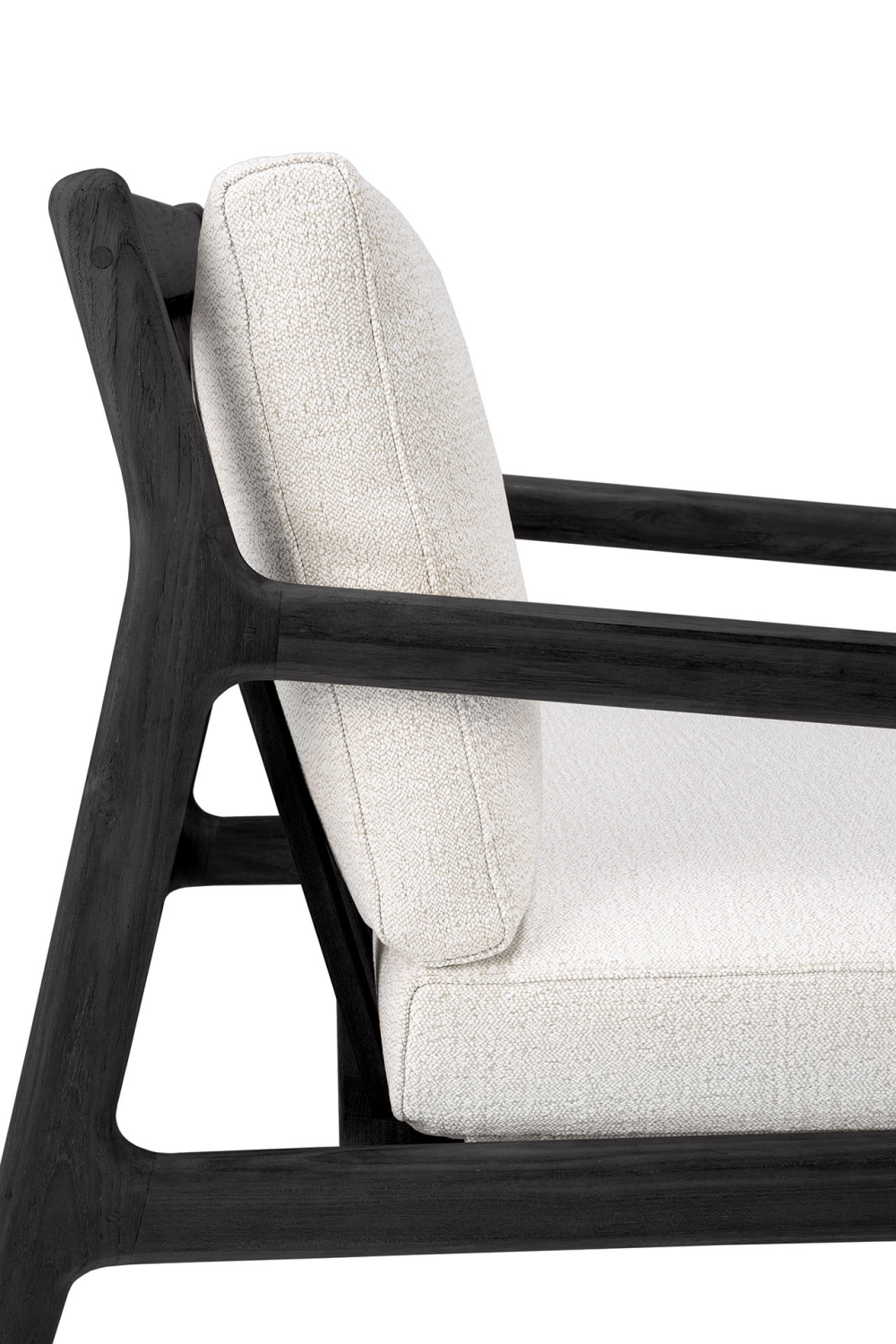   Black Teak Outdoor Lounge Chair | Oroa.com