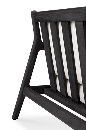   Black Teak Outdoor Lounge Chair | Oroa.com