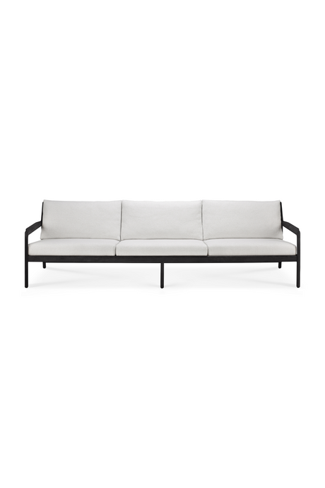   Black Teak 3+ Seater Outdoor Sofa | Oroa.com