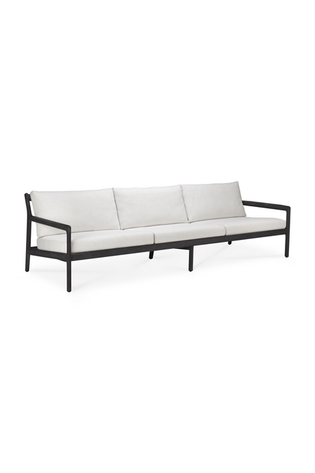   Black Teak 3+ Seater Outdoor Sofa | Oroa.com