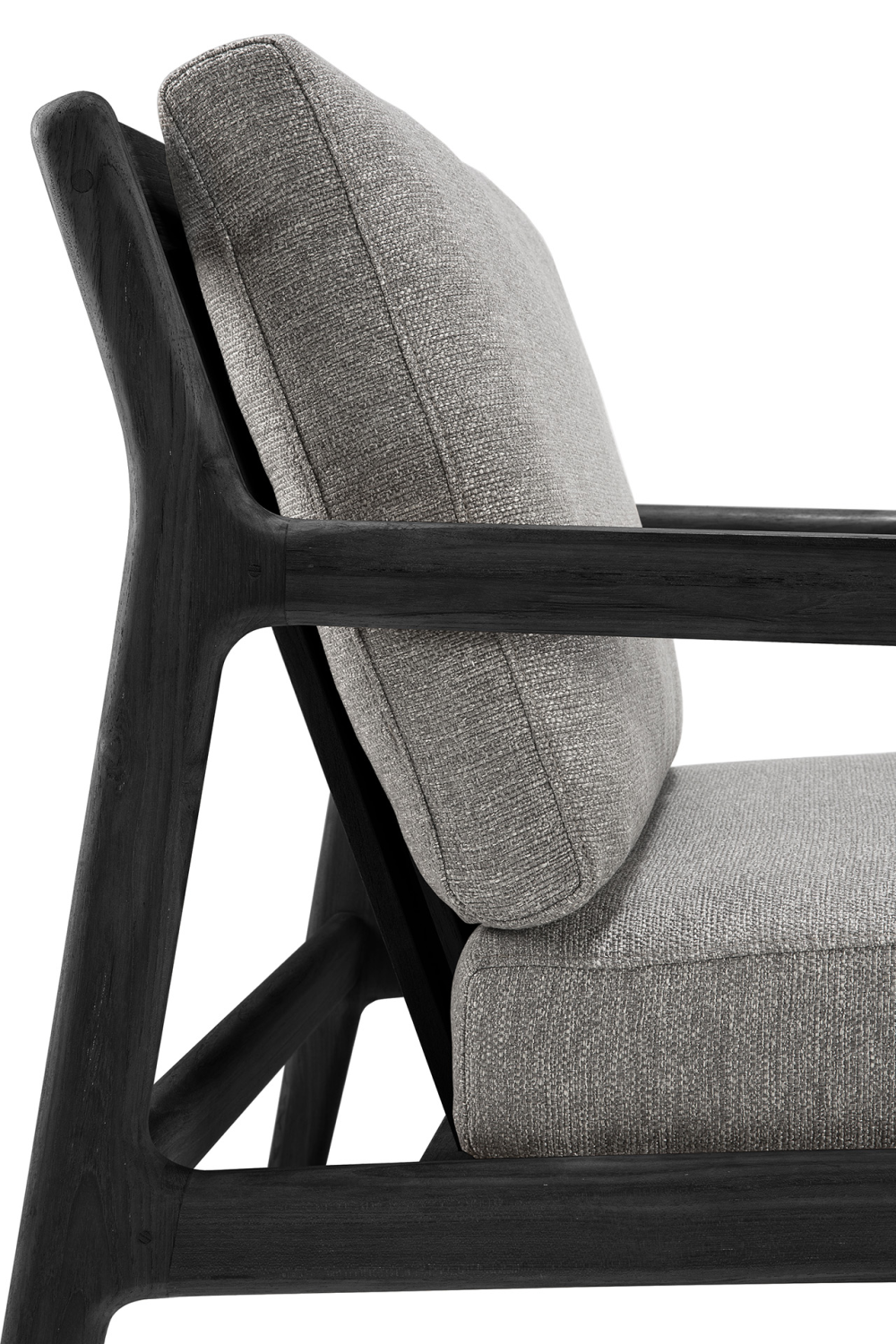   Black Teak Outdoor Lounge Chair | Oroa.com