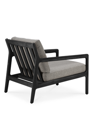   Black Teak Outdoor Lounge Chair | Oroa.com