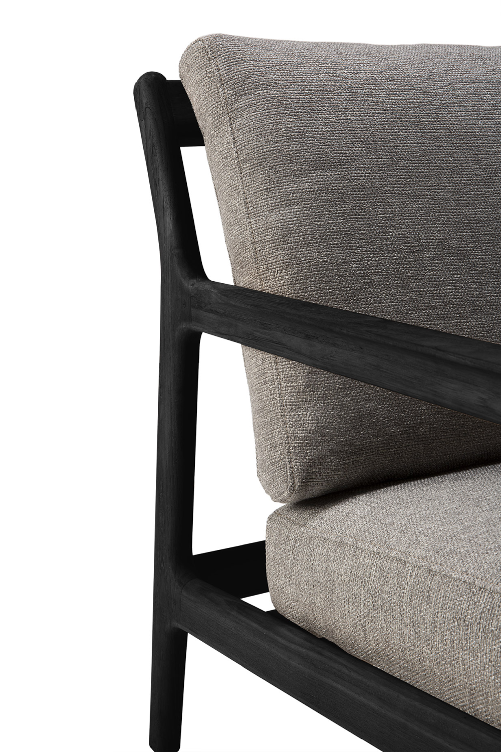   Black Teak Outdoor Lounge Chair | Oroa.com
