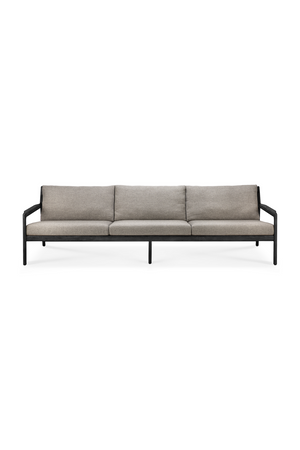   Black Teak 3+ Seater Outdoor Sofa | Oroa.com