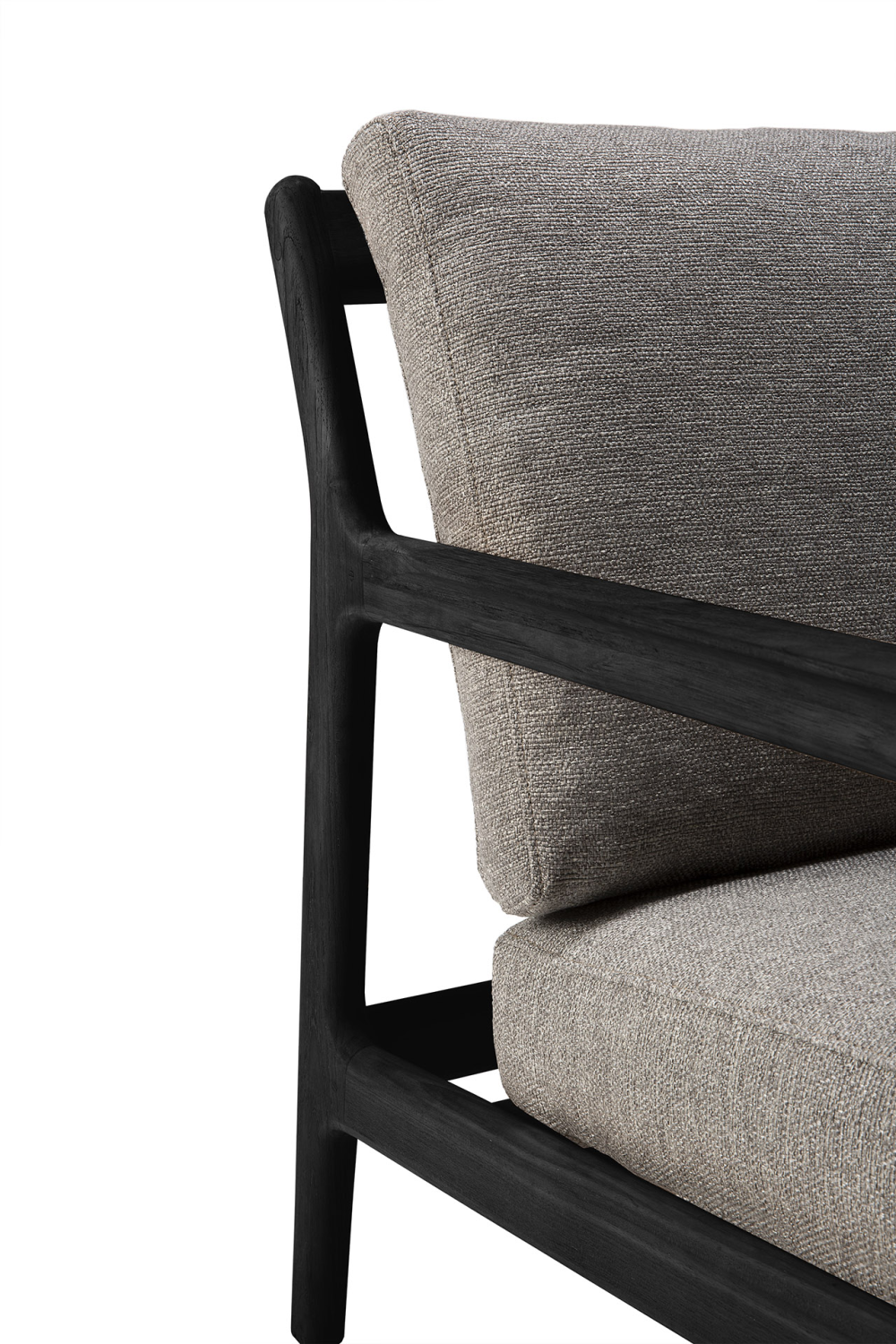   Black Teak 3+ Seater Outdoor Sofa | Oroa.com