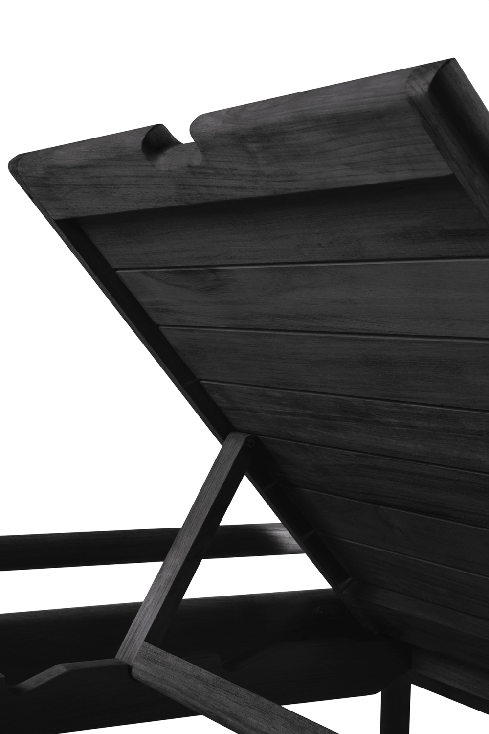   Teak Adjustable Outdoor Lounger | Oroa.com