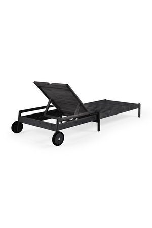   Teak Adjustable Outdoor Lounger | Oroa.com
