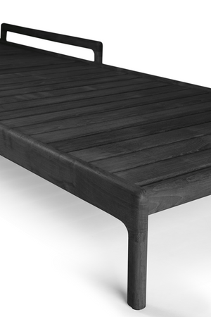   Teak Adjustable Outdoor Lounger | Oroa.com