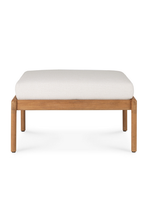   Natural Teak Outdoor Ottoman | Oroa.com