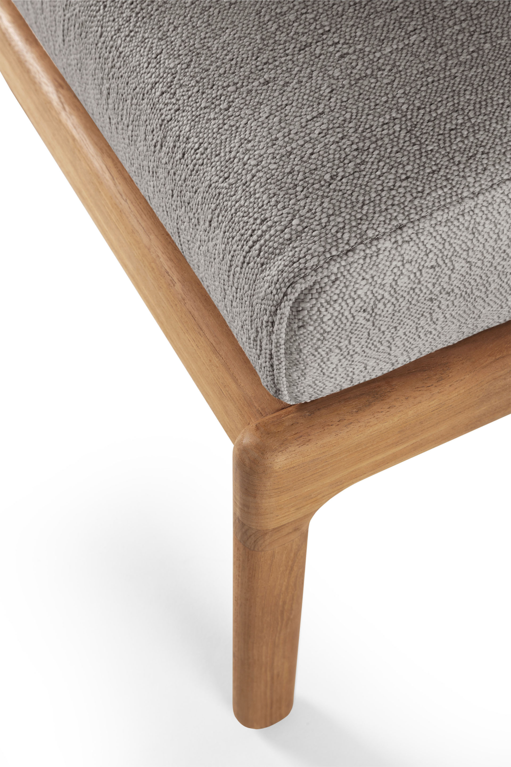   Natural Teak Outdoor Ottoman | Oroa.com