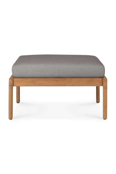   Natural Teak Outdoor Ottoman | Oroa.com