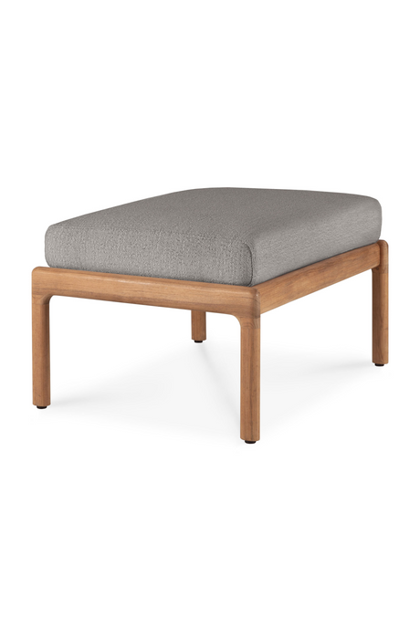   Natural Teak Outdoor Ottoman | Oroa.com