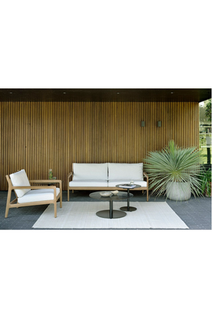   Teak Framed Outdoor Lounge Chair | Oroa.com
