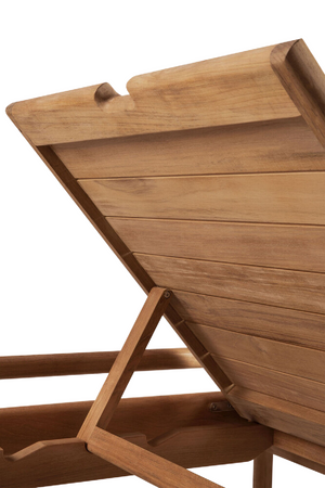  Teak Adjustable Outdoor Lounger | Oroa.com