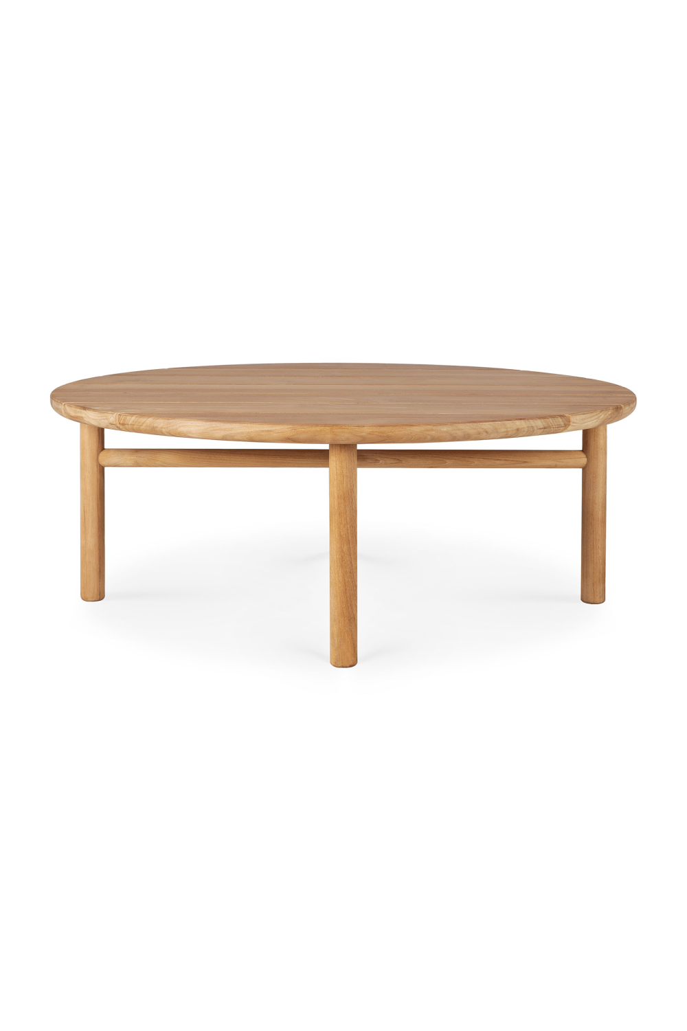   Round Slatted Outdoor Coffee Table | Oroa.com