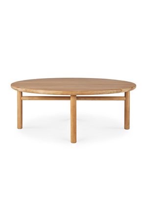   Round Slatted Outdoor Coffee Table | Oroa.com
