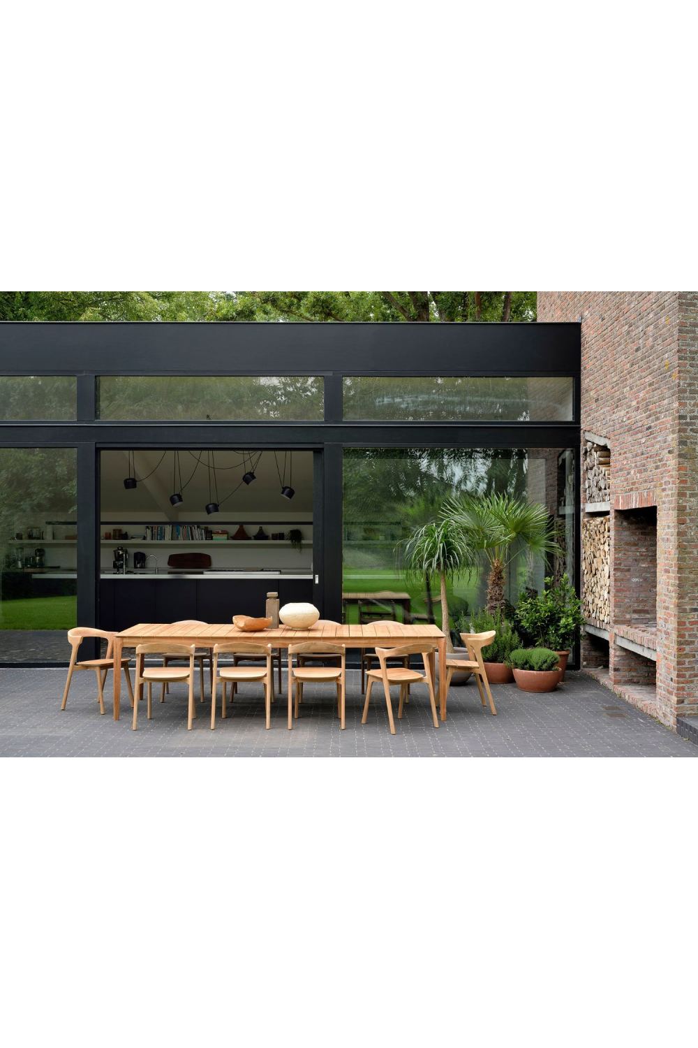   Teak Outdoor Dining Table | Oroa.com