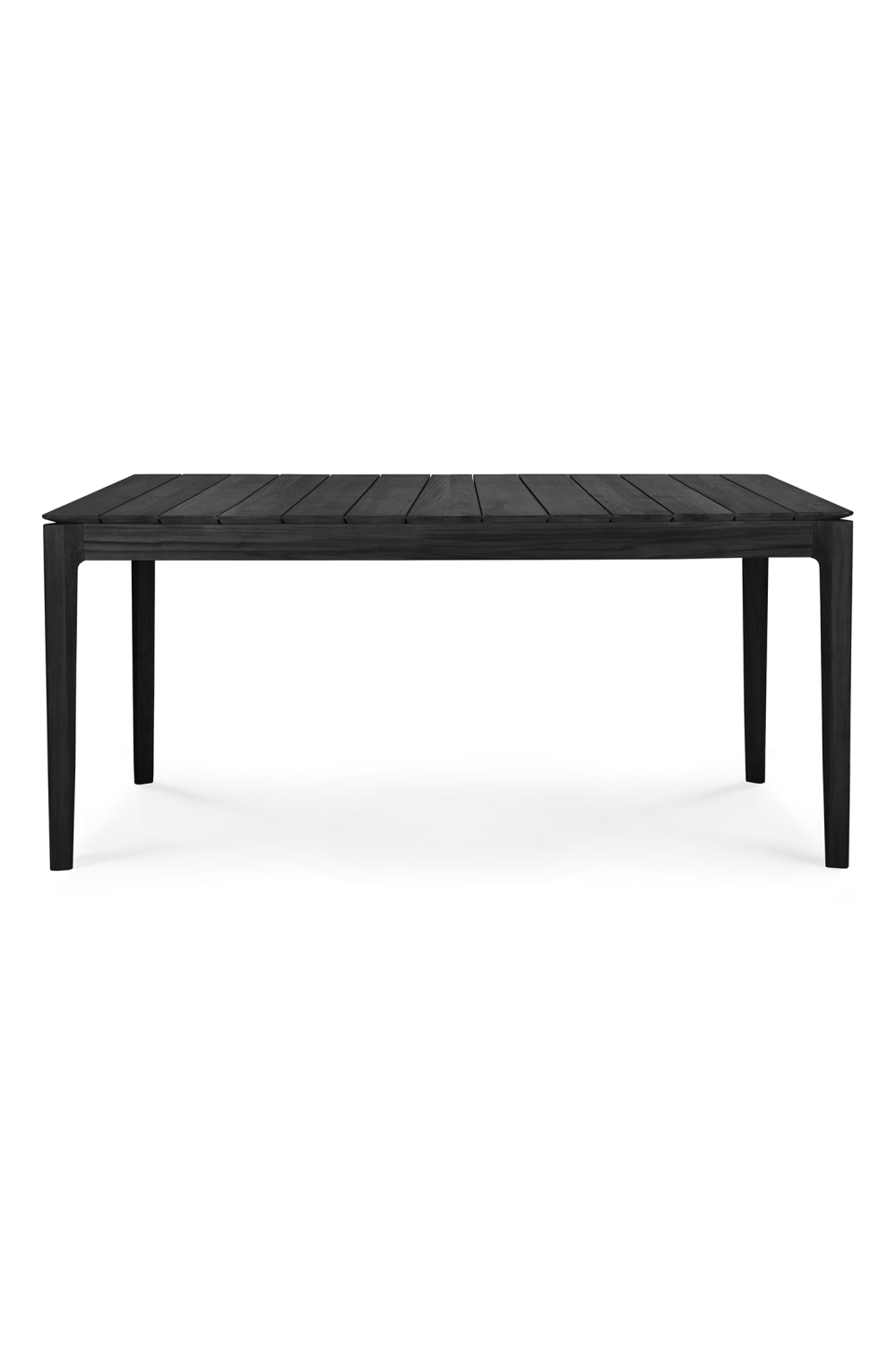   Black Teak Outdoor Dining Table | Oroa.com