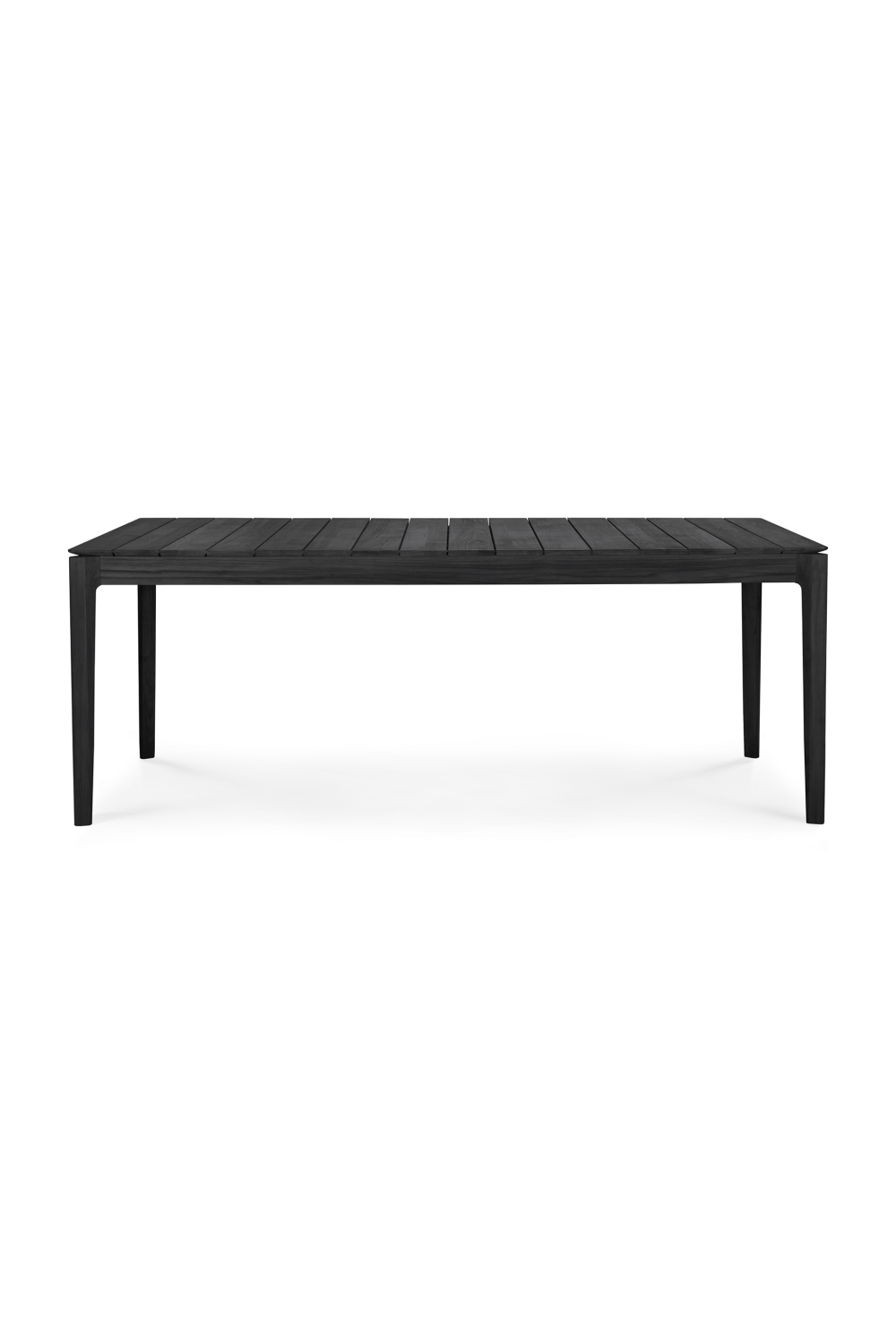   Black Teak Outdoor Dining Table | Oroa.com