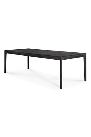   Black Teak Outdoor Dining Table | Oroa.com