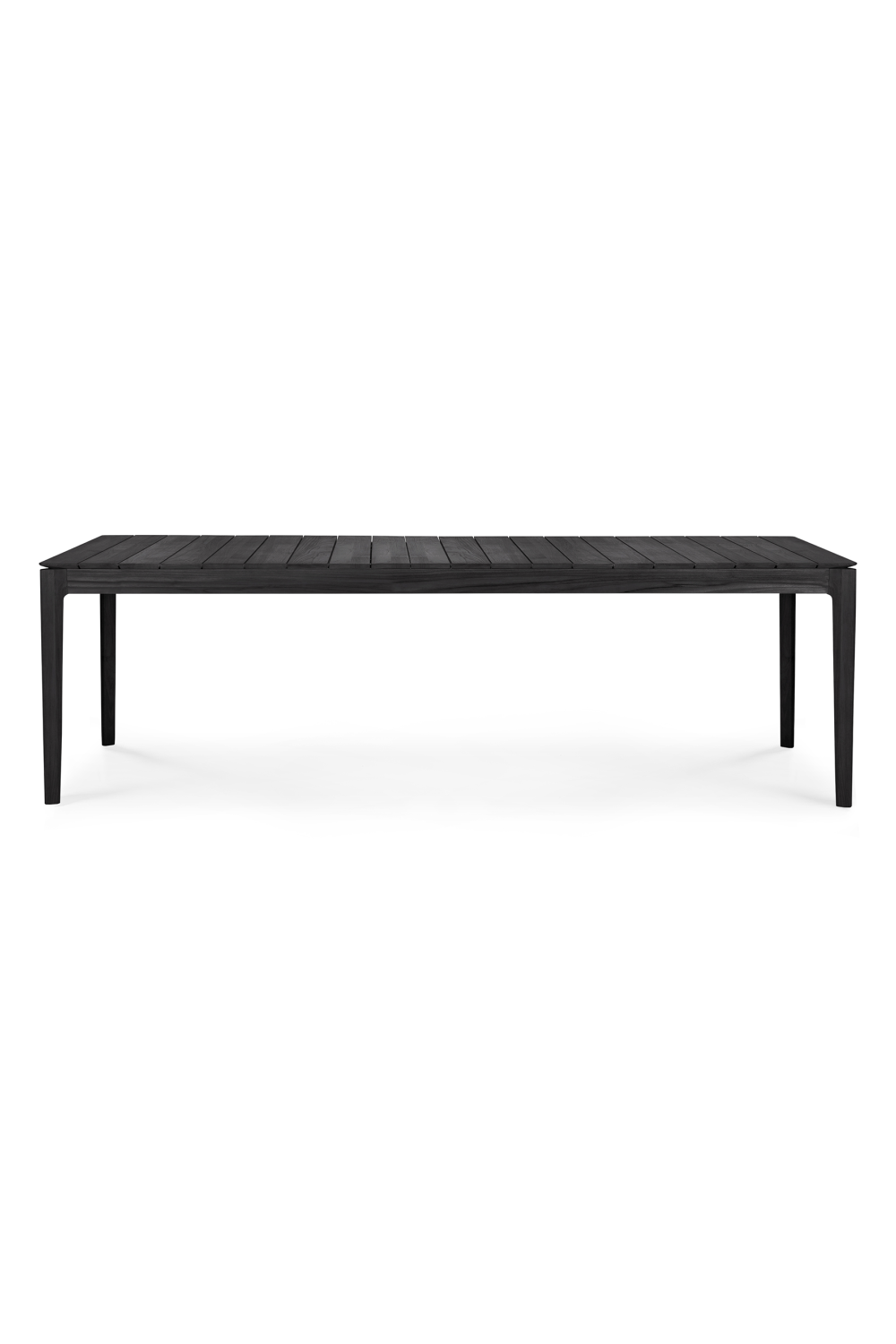   Black Teak Outdoor Dining Table | Oroa.com
