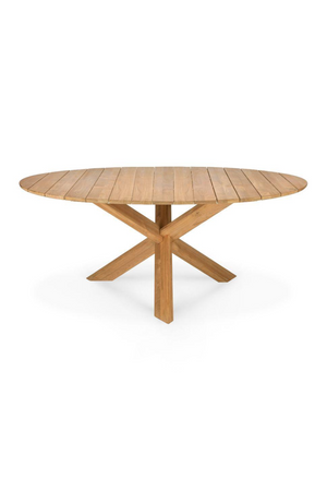   Solid Teak Outdoor Dining Table | Oroa.com