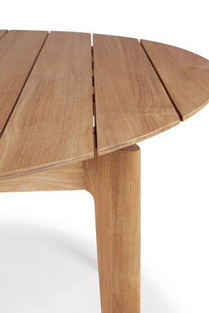   Round Teak Outdoor Dining Table | Oroa.com