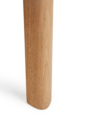   Round Teak Outdoor Dining Table | Oroa.com