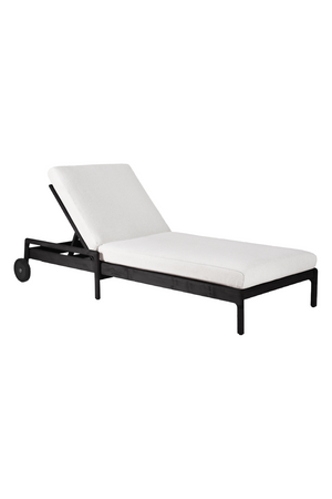   Black-Framed Outdoor Adjustable Lounger | Oroa.com