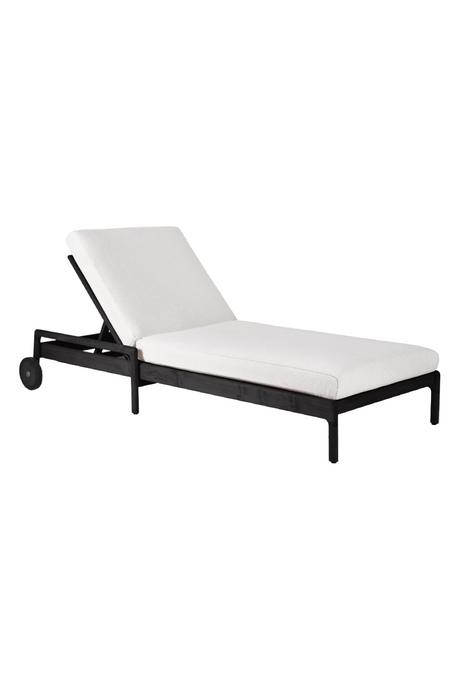   Black-Framed Outdoor Adjustable Lounger | Oroa.com