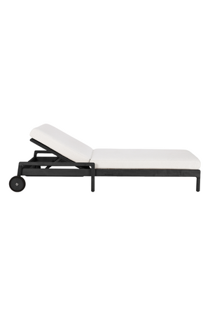   Black-Framed Outdoor Adjustable Lounger | Oroa.com