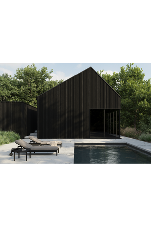   Black-Framed Outdoor Adjustable Lounger | Oroa.com