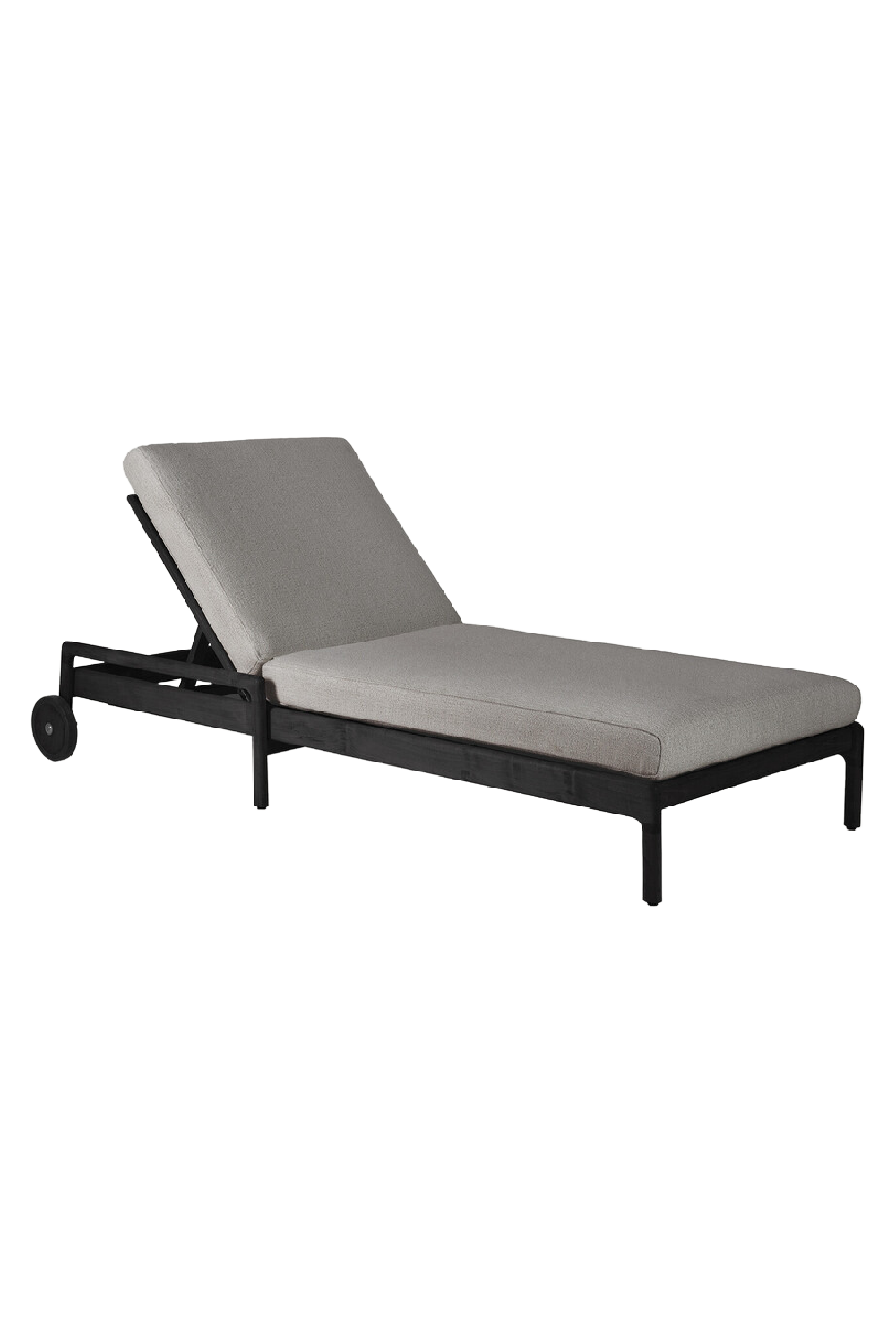   Black-Framed Outdoor Adjustable Lounger | Oroa.com