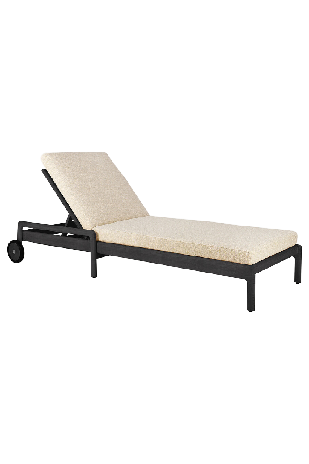   Black-Framed Outdoor Adjustable Lounger | Oroa.com